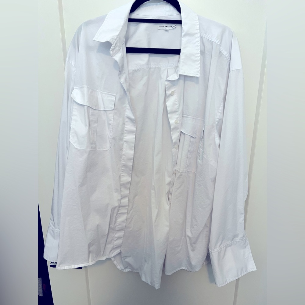 Good American Boyfriend Shirt